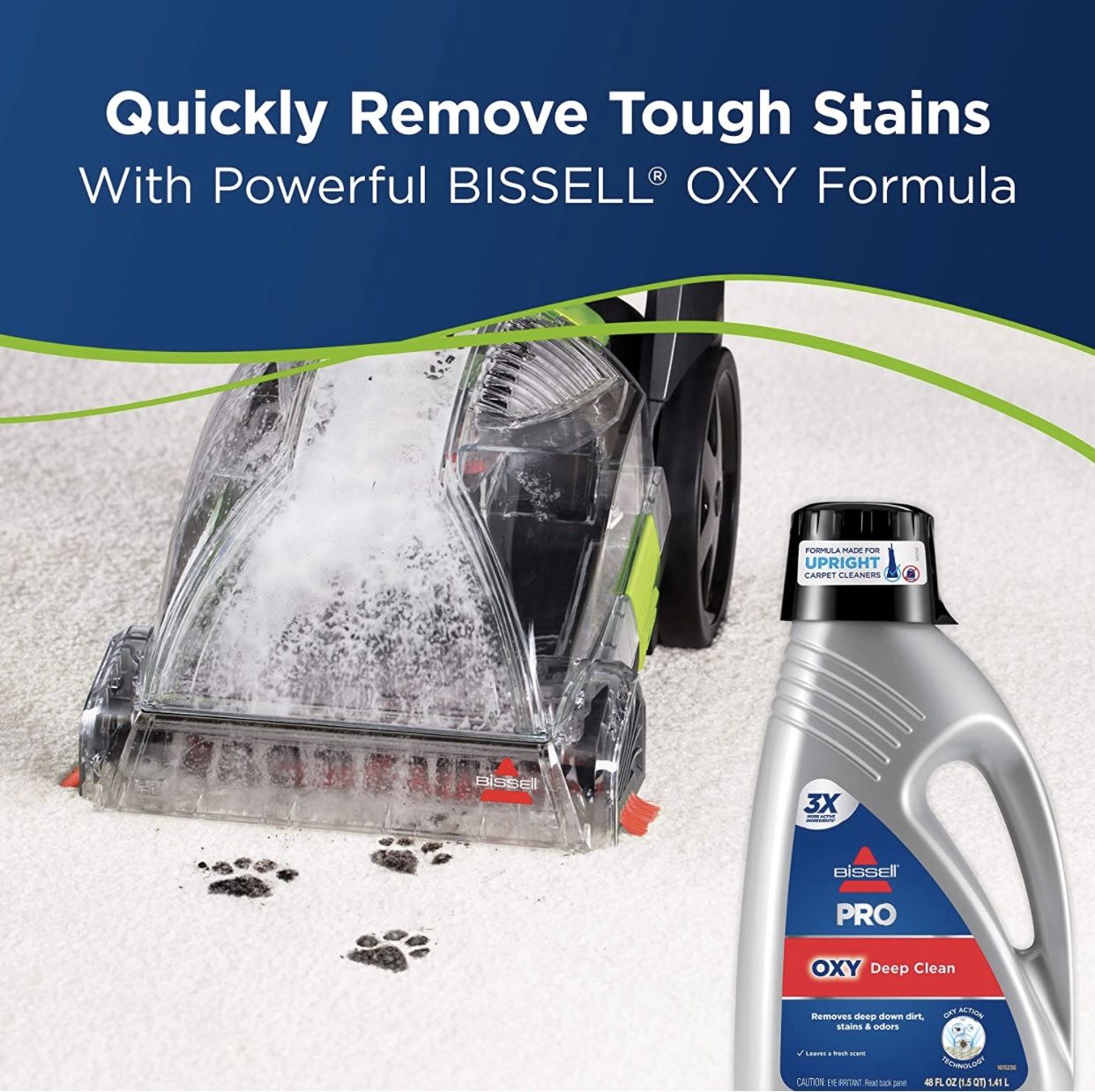 NEW! BISSELL Turboclean Powerbrush Pet Upright Carpet Cleaner Machine and Carpet Shampooer, 2085