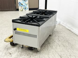 NSF 18ins double hole stock pot range HS-1D