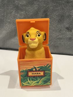 Disney The Lion King Simba Jack-in-the-Box Figurine Decorative Box