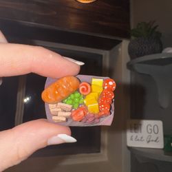 Polymer Clay Mini Food Magnets