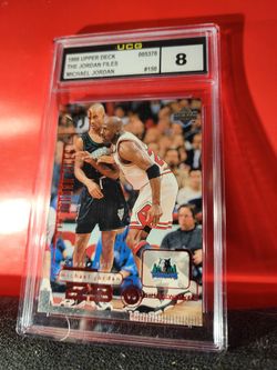 1998 UD MJ Living Legend Michael Jordan Marbury card 150 UCG 8 NM-MT Bulls
