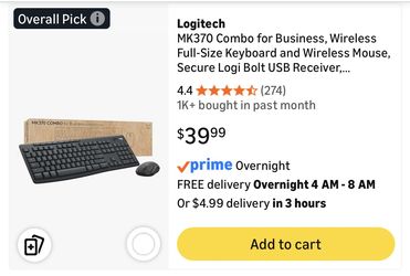 Logitech Keyboard and Mouse