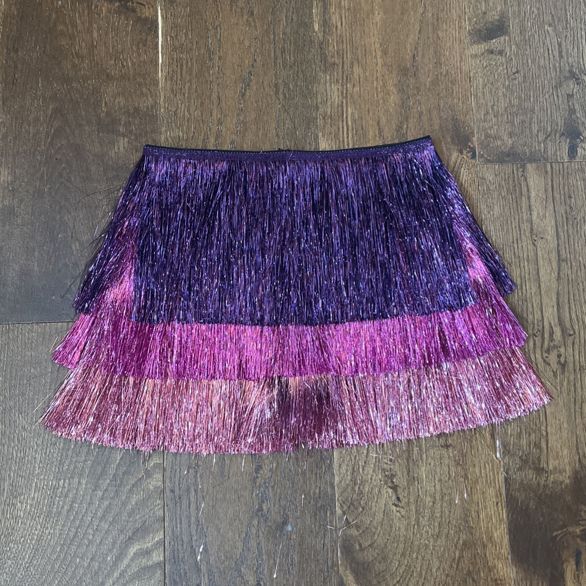 Woman’s Size 4 Purple Sequin Skirt By Nasty Gal