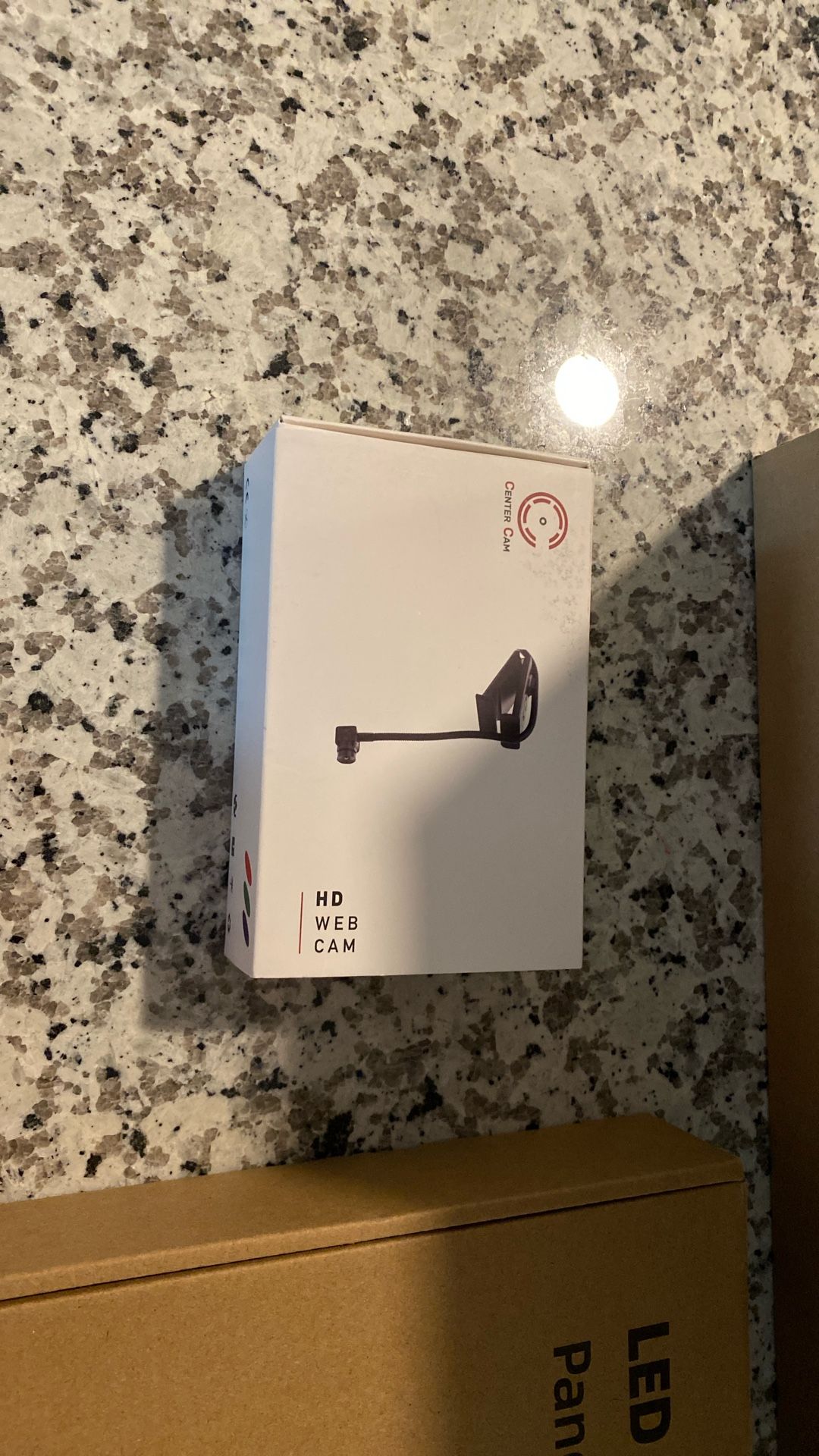 New In Box 1 Center Cam, 2 Desk Ring Lights , 2 Tripods