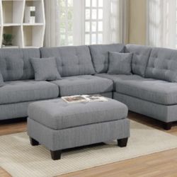 Sectional Sofa + Ottoman