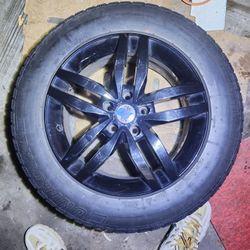 5×4.5 Black Rims And Tires