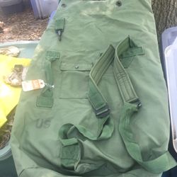 Nice Large Army Backpack Duffel Bag Only $30 Firm