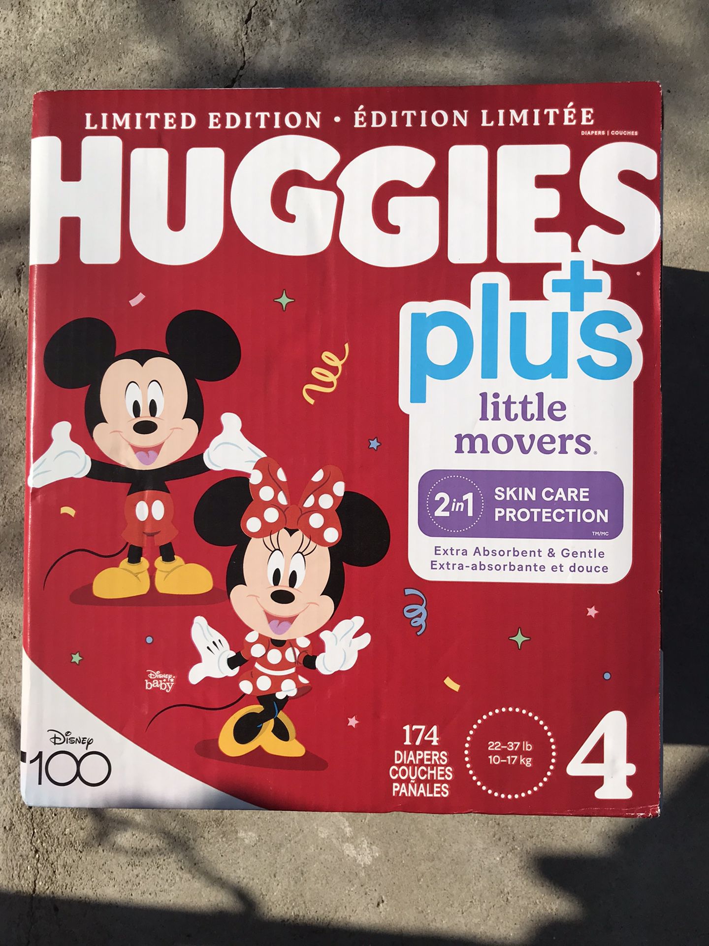 Huggies Little Movers Plus Size 4/174