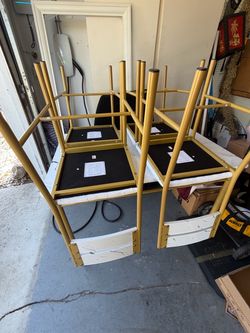 Gold Chiavari Chairs Set of 4