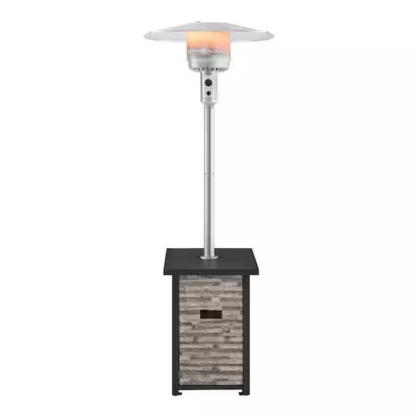 Picanto 48,000 BTU Steel Propane Gas Gray Patio Heater