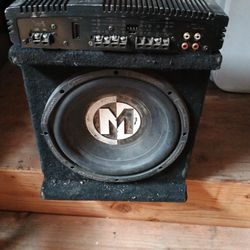 Memphis 10 Inch Sub Pioneer 3000 Watt Amp