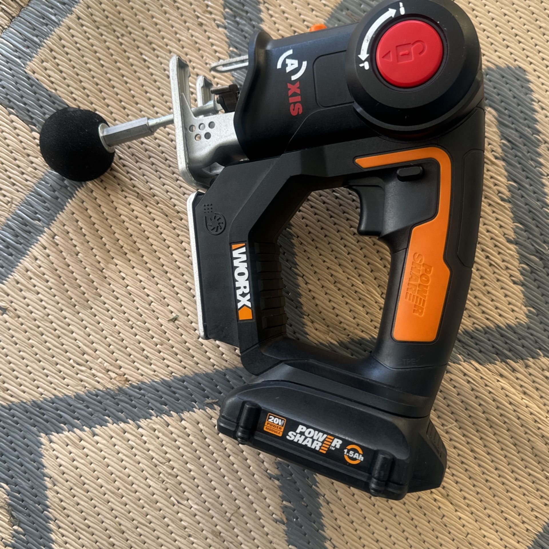 WORX 20V,Axis Corless reciprocating, Jigsaw 1 Time Used, Lost Charger $70