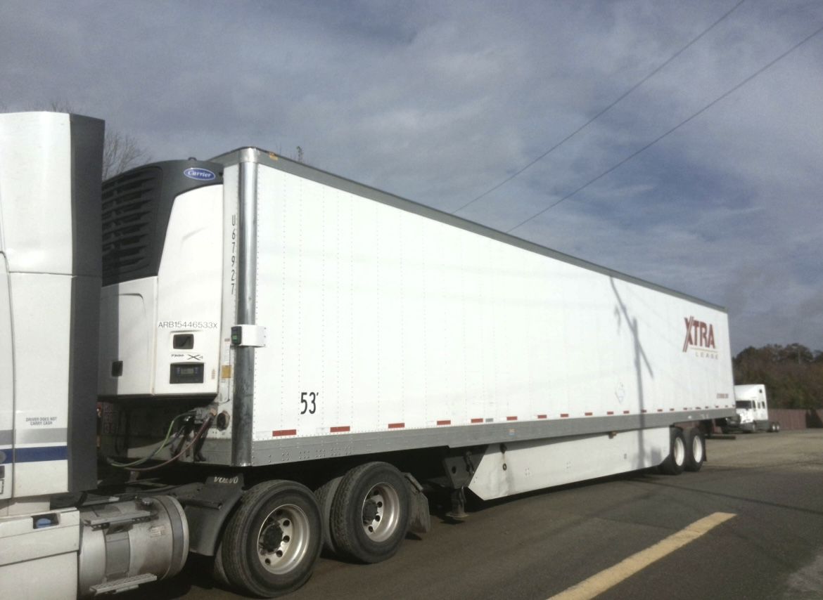 2016 Utility 53’ Refrigerated Trailer. Spring-Ride 