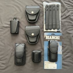 Law Enforcement/Police Basket Weave Sam Browne Items Bianchi Accumold Brand New 