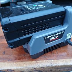 Powerworks 60v Lithium Ion Battery+Charger