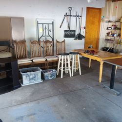 Wooden Dining Table Chairs Computer Desk Speakers Bar Stools N64 Stuff 