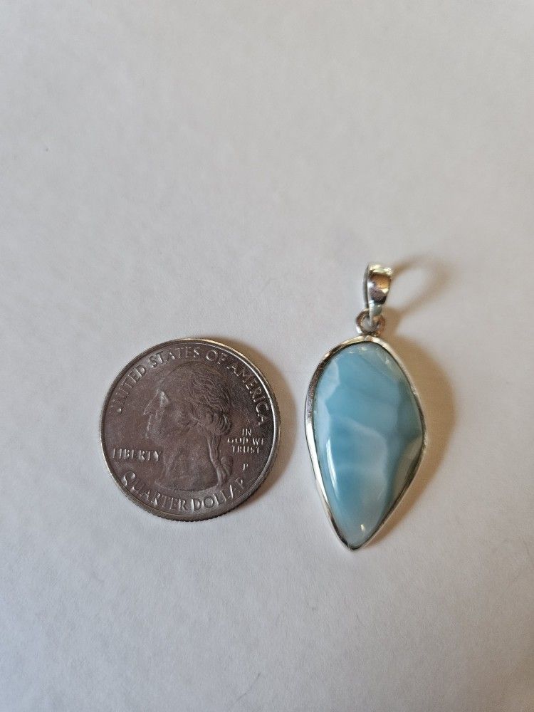 Larimar Pendant