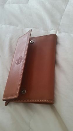 LEATHER WALLET 6" X 4"