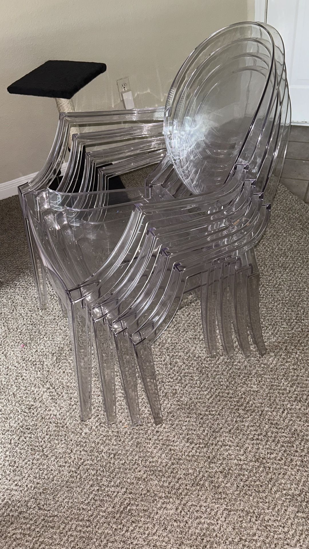 Acrylic Chairs Set of 4