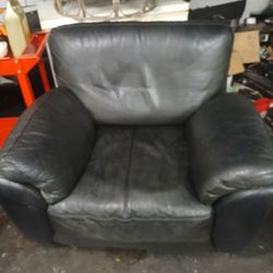 All Leather Couch $25