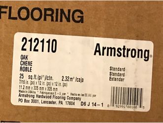 Flooring / Armstrong (40 boxes / $100 per box)