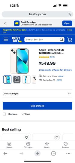 iPhone 13 Mint Condition