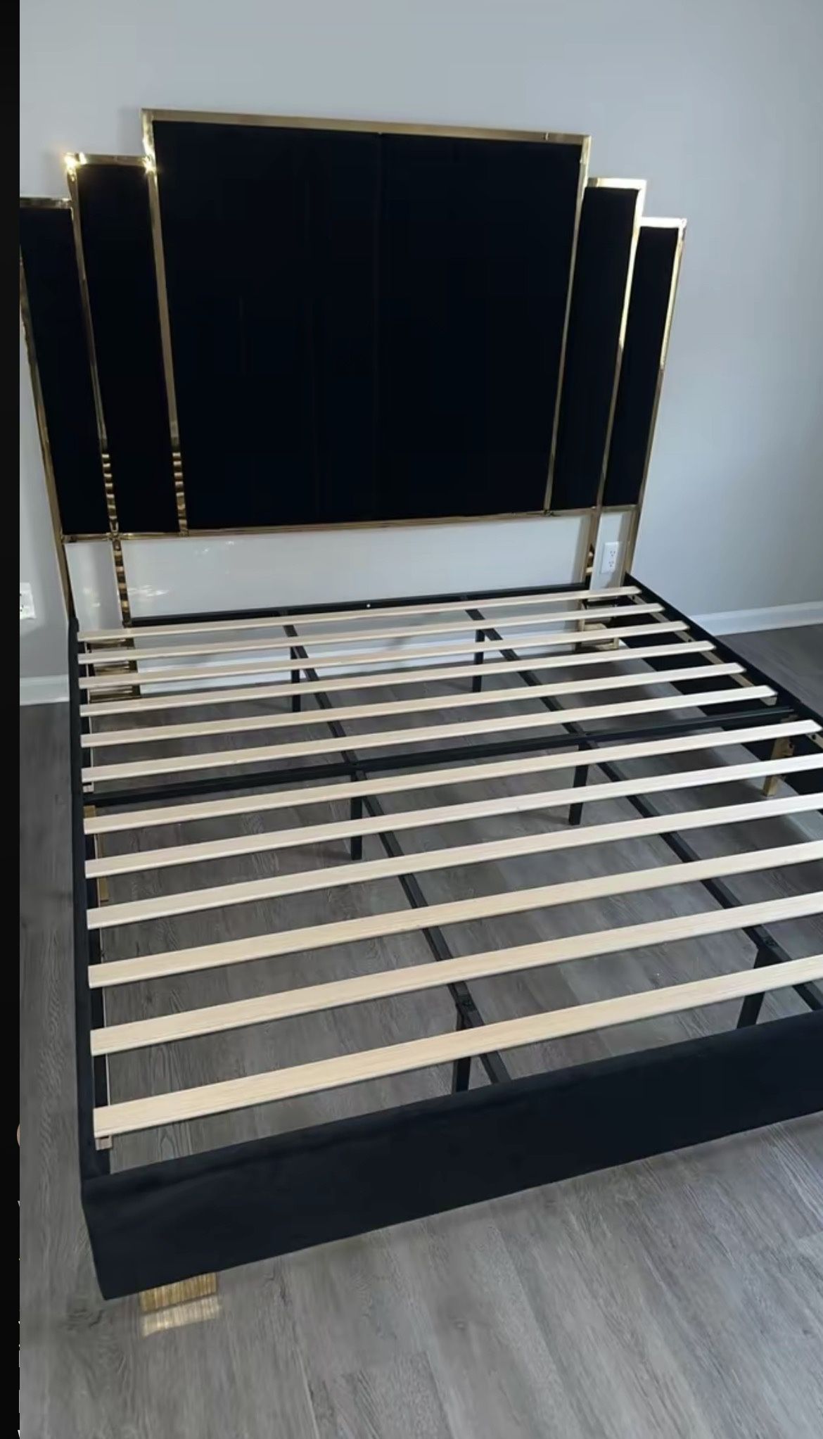Black And Gold Bed Frame