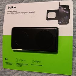 New Belkin 2-in-1 Wireless Charging Pad w/ Qi2 15W + Additional USB-C Port - MagSafe-Compatible Charger