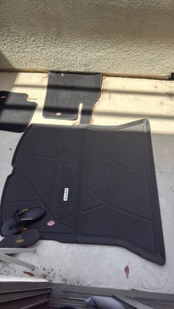 tesla model y floor n trunk mats