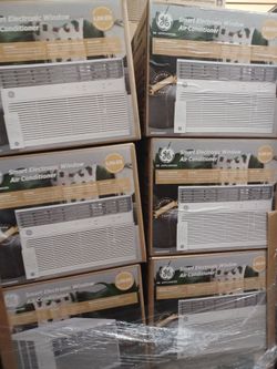 Best deals.  8000btu GE smart WiFi windows ac's.  Complete set new in box with warranty.