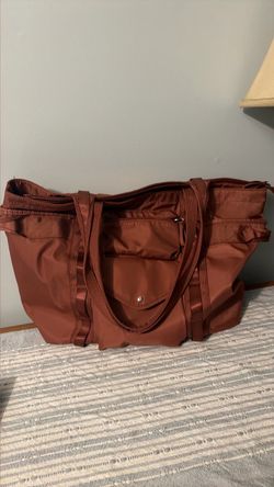 Large Nylon Tote Bag Rust Brown Tommy Bahama