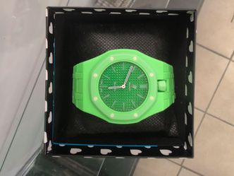 Swatch x Audemars Piguet Royal Oak Watch Green
