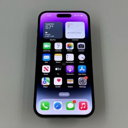 iOS16 iPhone 14 Pro 100% Battery Unlocked