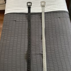 2 Rhinestone Designer Fashion Belts
