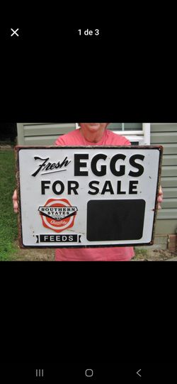 Eggs for sale.
