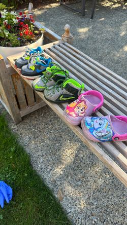 Kids shoes, size 5. Each 8$