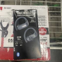 True Wireless Earbuds With Charging Case