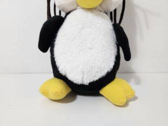 Stuffed Penguin Rasta Reggae Stoner Red Eyes Jamaican Plush Dreads Classic Toy