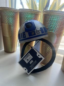 Disney Parks Star Wars Galaxy's Edge R2-D2 Droid Depot Light Sound Ears Headband