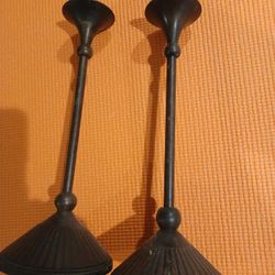 2 Copper Candle Holders