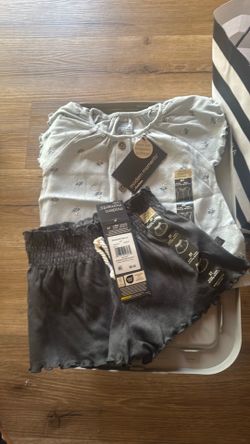 Top and shorts