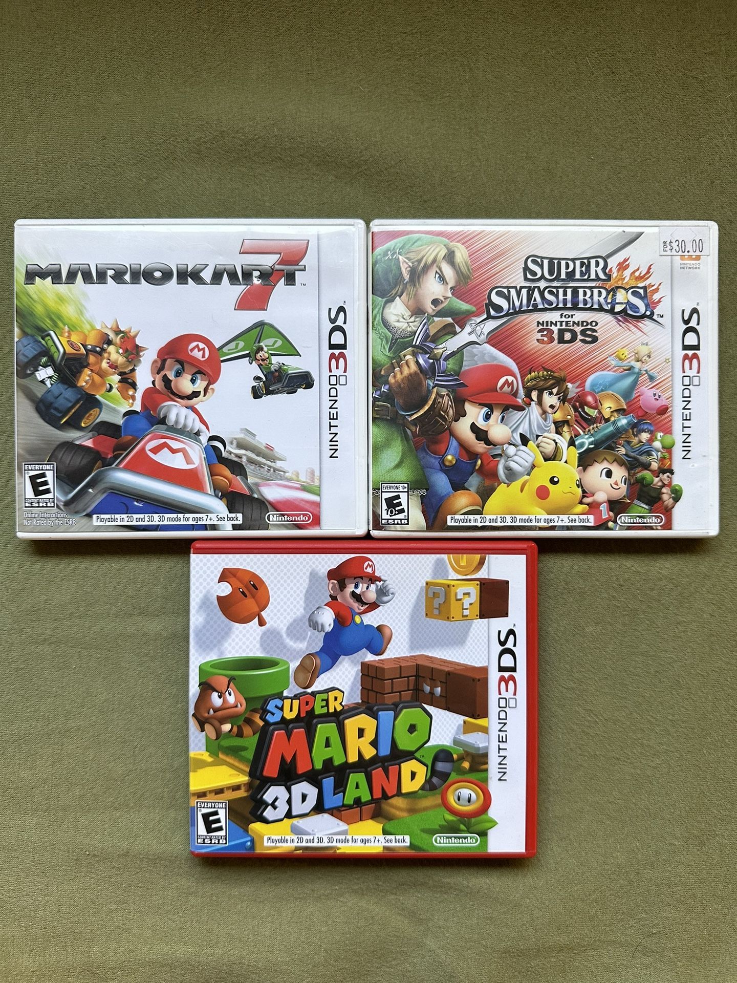 Mario Games - Nintendo 3DS Bundle