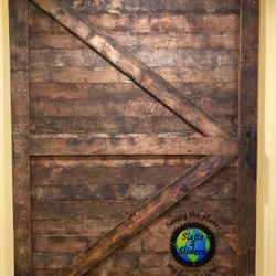 Brown Barn Door