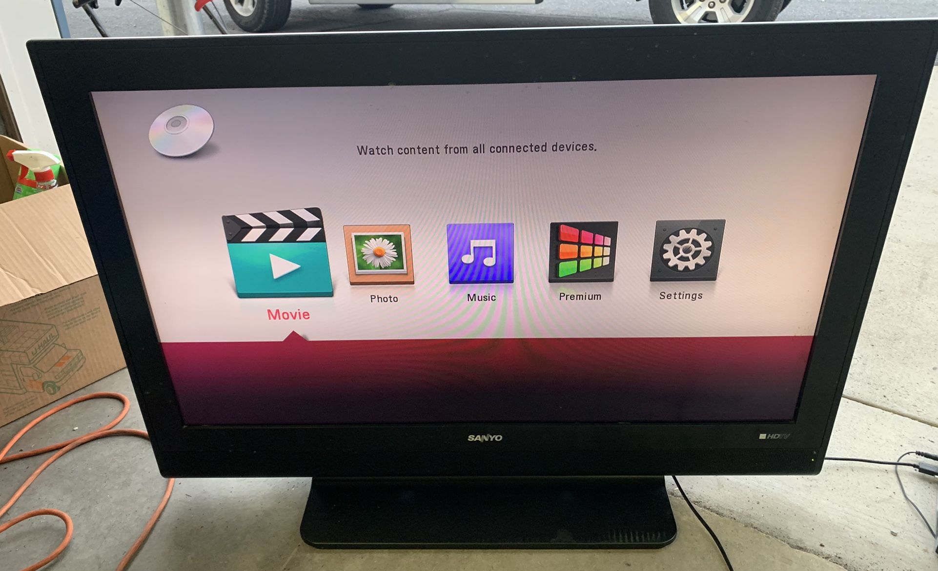 Sanyo 42” LED TV 