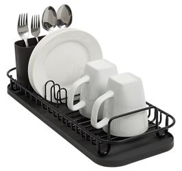Sunnypoint compact stainless dish drying rack