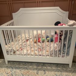 White Delta Convertible Crib 