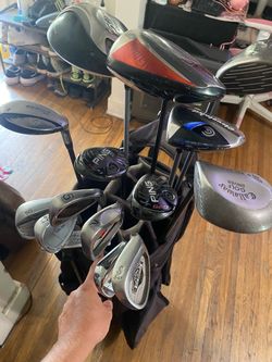 Datrek Golf bag with Golf clubs lot, Best offers