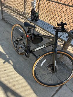 Moke Road Bike Matte Black Tan Walls