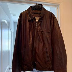 Men’s Leather Brown Jacket 