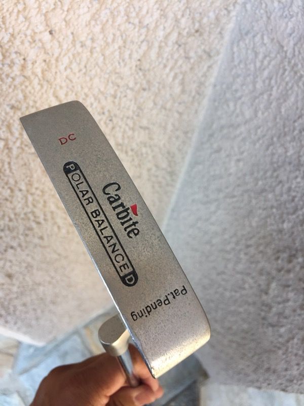 Lh left hand putter Carbite DC polar balanced